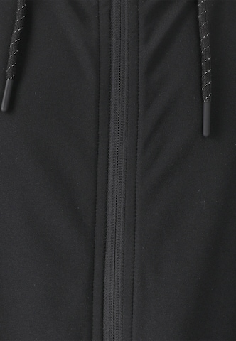 ENDURANCE Athletic Zip-Up Hoodie 'Corriden' in Black