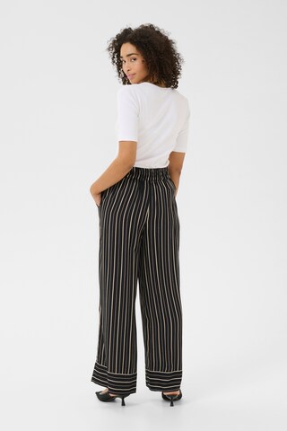 Regular Pantalon 'Luna' Kaffe en noir