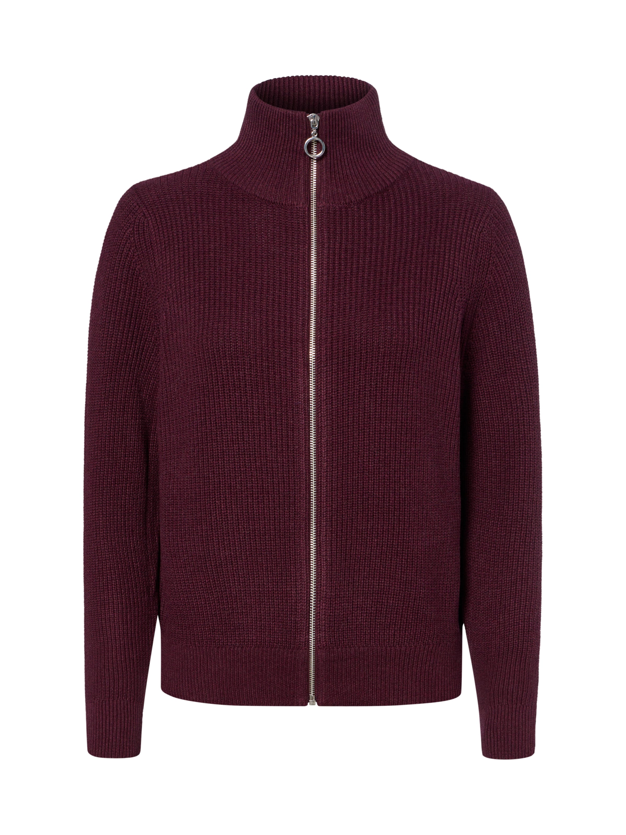 Franco Callegari Gebreid vest in Rood: voorkant