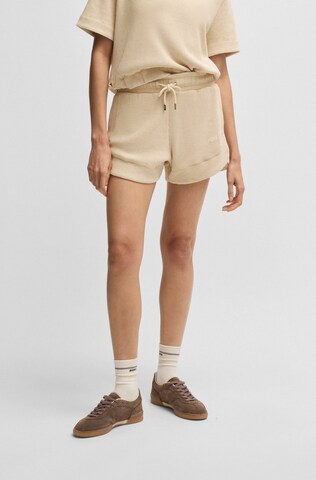 BOSS Regular Shorts 'C_Eways' in Beige: Vorderseite