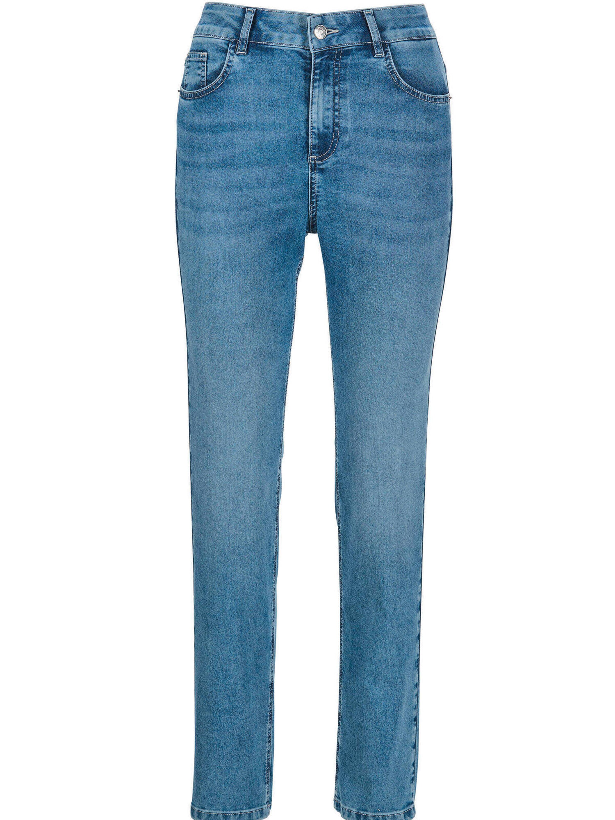 Goldner Regular Jeans ' CARLA ' in Blauw: voorkant