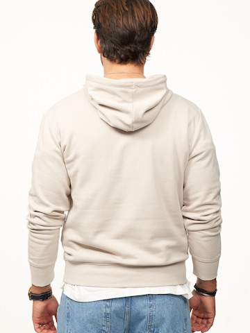 JACK JONES Sweatshirt 'JJINFINITYHOOD' in Beige