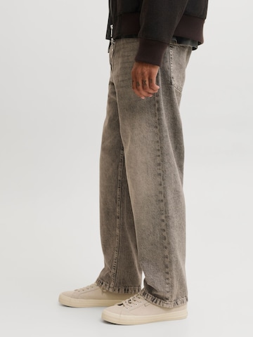 JACK & JONES Loosefit Τζιν 'JJIEDDIE JJCREW' σε γκρι