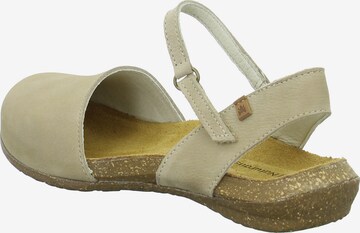 EL NATURALISTA Strap Sandals in Beige