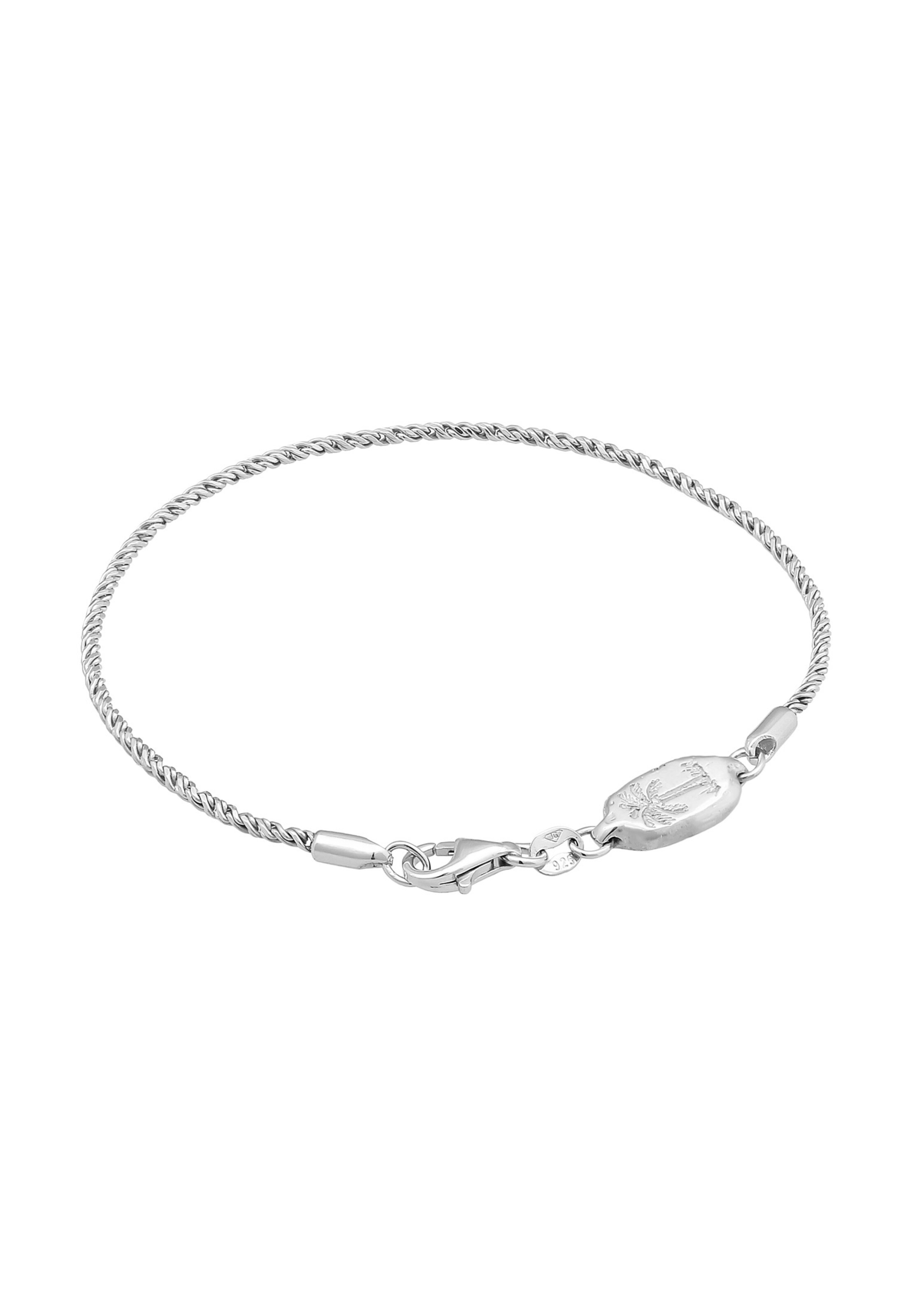 Haze&Glory - Pulsera 'Paradise' en plata: frente