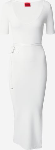 HUGO RedPletena haljina 'Simbly' - bijela boja: prednji dio