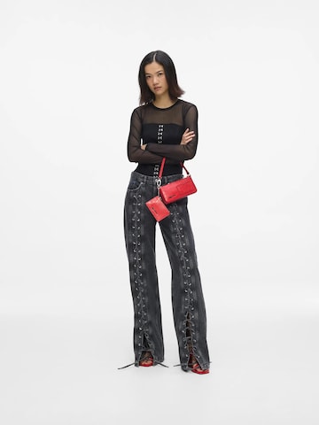 Wide leg Jeans de la KARL LAGERFELD JEANS pe negru
