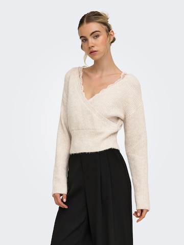 ONLY Pullover 'MAGGIE' i beige: forside