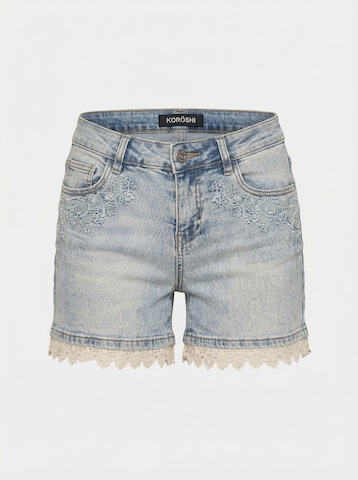 Coupe slim Jean KOROSHI en bleu