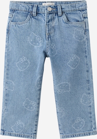 MANGO KIDS Regular Farkut 'KITTYT' värissä sininen: etupuoli