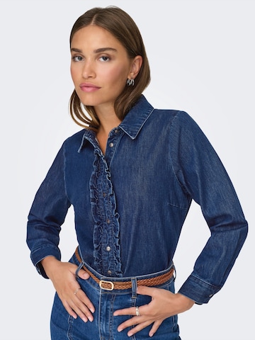 ONLY Bluse 'ONLKaya' in Blau