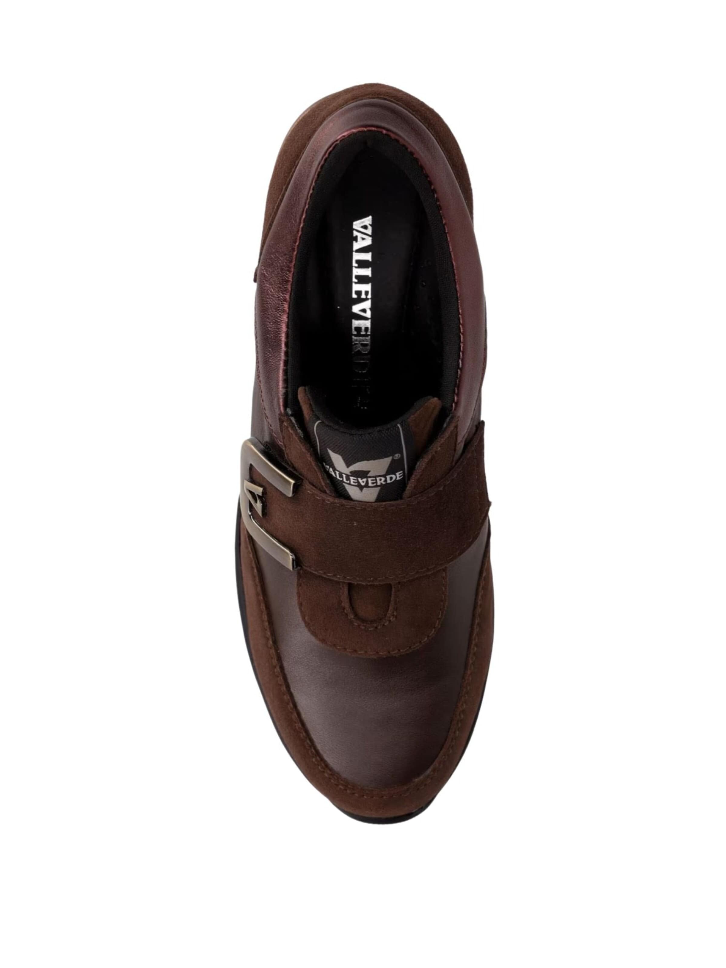 Sneaker bassa 'Valleverde Sneakers Suede Testa di Moro' di Valleverde in marrone