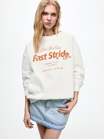 Pull&Bear Sweatshirt i grå: forside