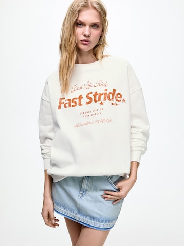 Pull&Bear Sweatshirt in Grau: predná strana