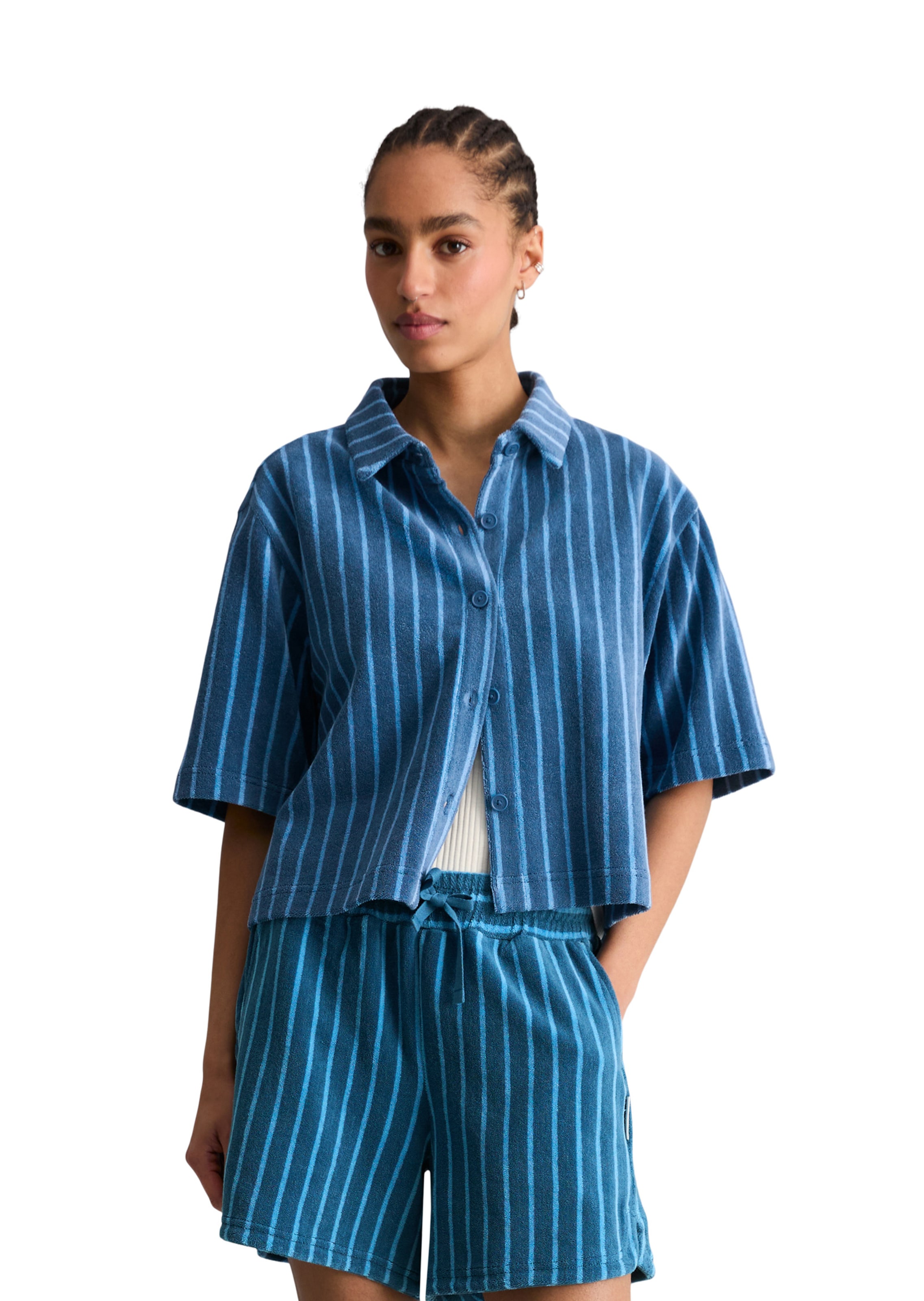 Cardigan Marc O'Polo DENIM en bleu : devant