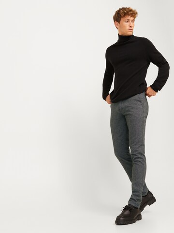 JACK & JONES Slimfit Hose 'JPSTMaro JJHenry' in Grau