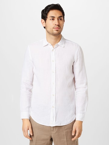 Regular fit Camicia di UNITED COLORS OF BENETTON in bianco: frontale