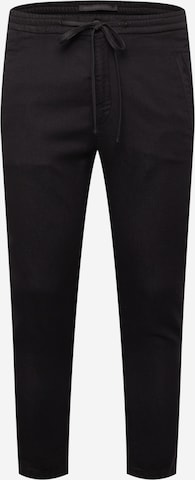 DRYKORN Tapered Pants 'JEGER' in Black: front