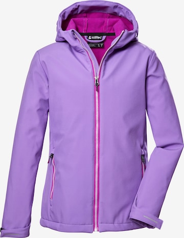 KILLTEC Outdoorjacke in Lila: predná strana