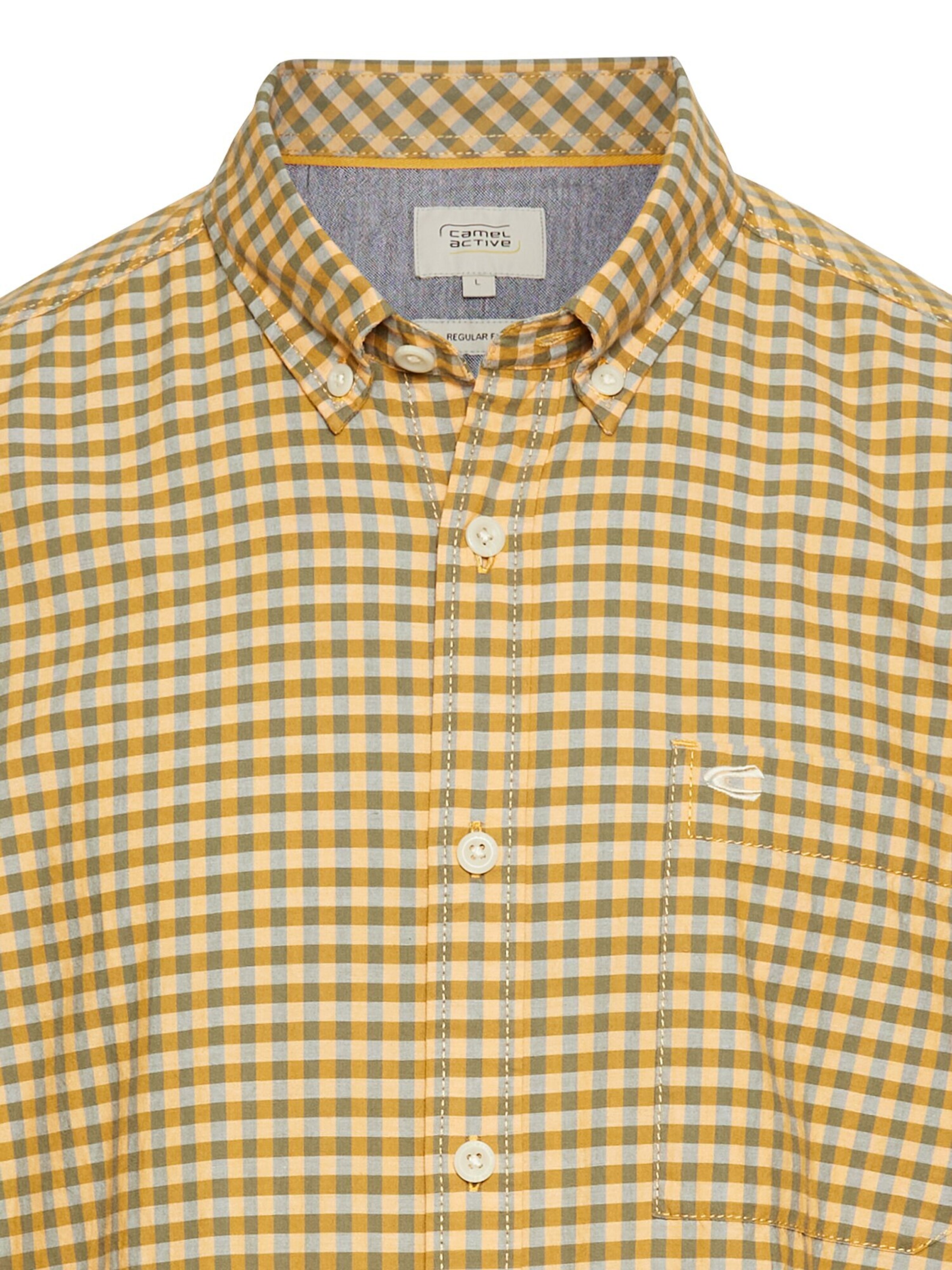 CAMEL ACTIVE Regular Fit Hemd in Orange