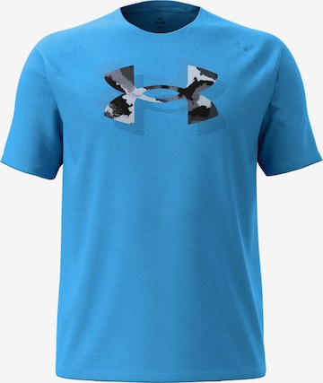 UNDER ARMOUR Funktionsshirt 'Tech™ Print Fill' in Blau: Vorderseite