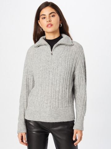 Pullover 'Alpha' di Gestuz in grigio: frontale