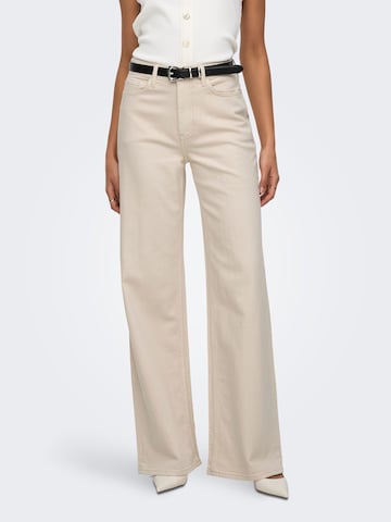 Regular Jean JDY en beige : devant