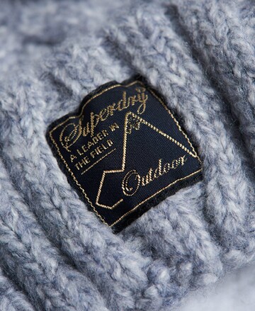 Superdry Mütze 'Tweed' in Grau