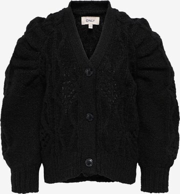 Cardigan KIDS ONLY en noir : devant