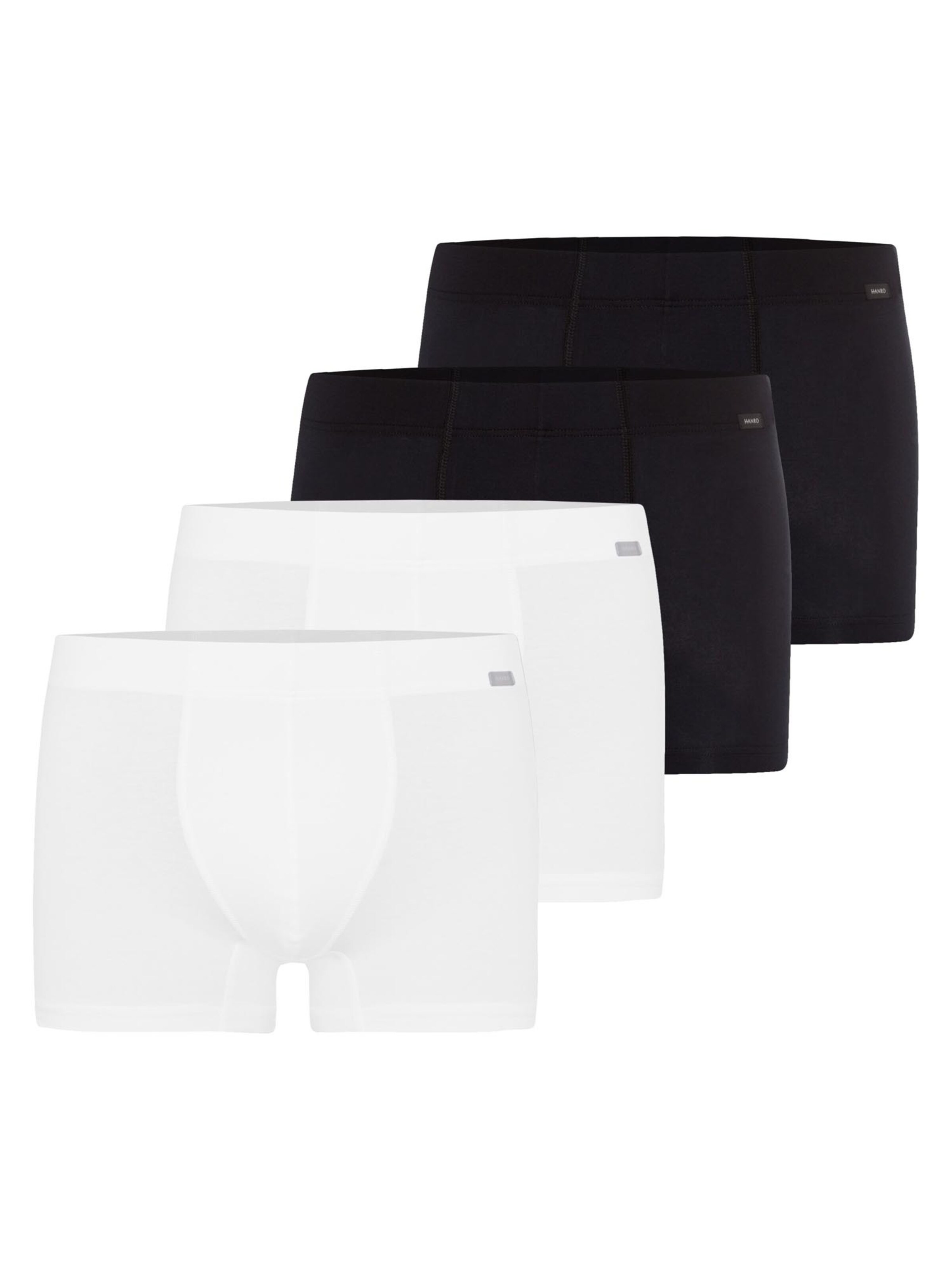 Hanro Boxer shorts 'Cotton Essentials' in Black: front