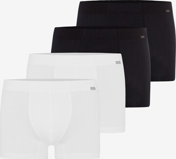 Hanro Boxershorts 'Cotton Essentials' in Schwarz: Vorderseite