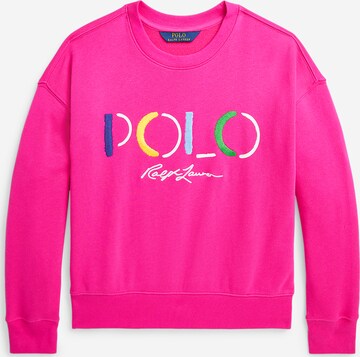 Polo Ralph Lauren Свитшот 'BUBBLE' в Ярко-розовый: спереди