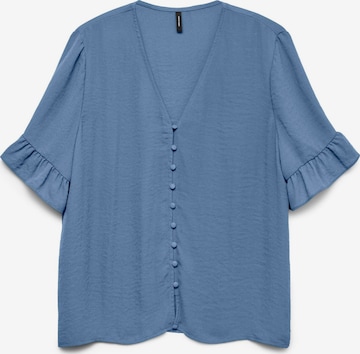 VERO MODA Bluse 'INGRID' in Blau: Vorderseite
