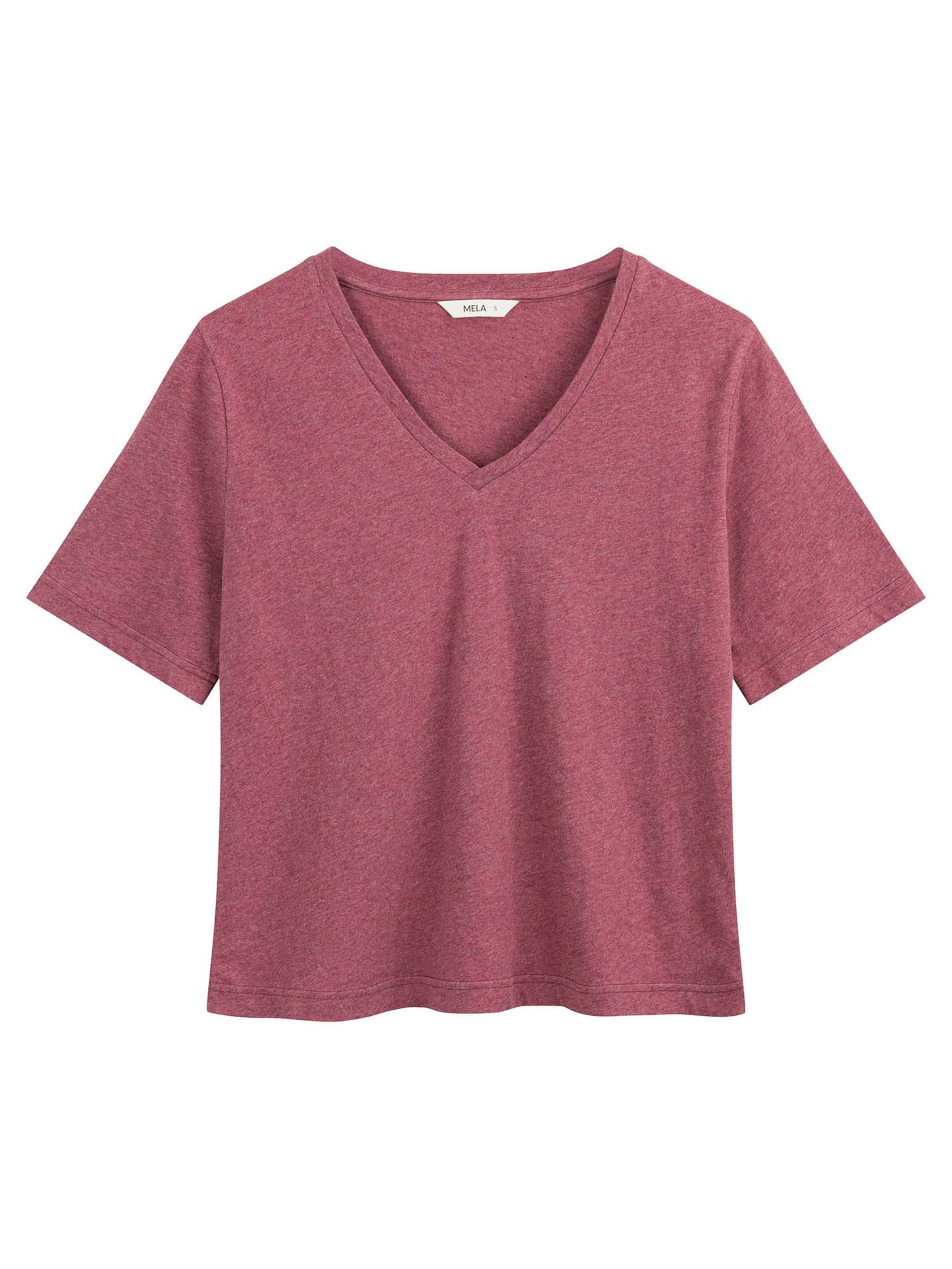 MELA - Camisa 'Ankita' em vermelho: frente