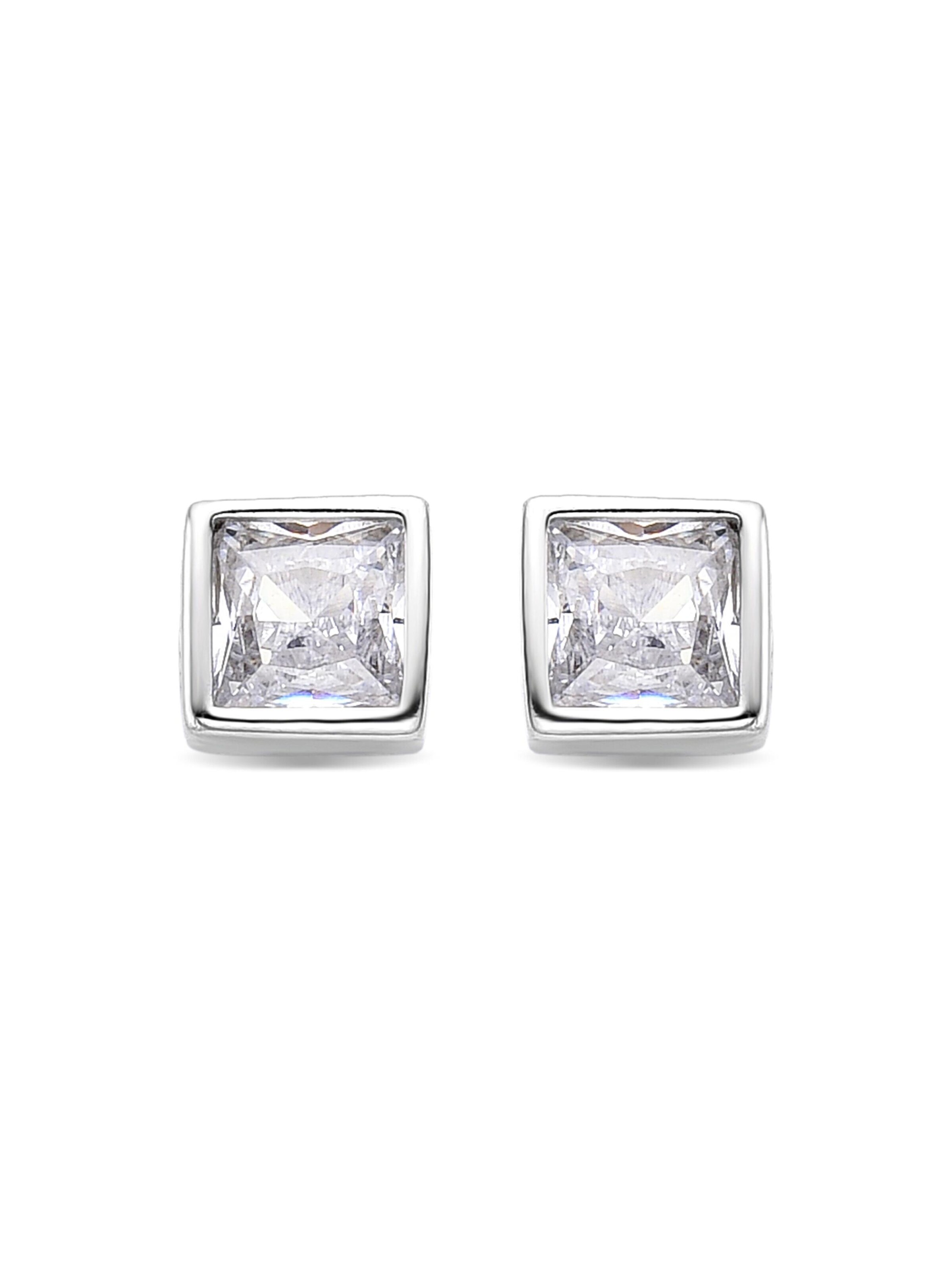 Luxenter Earrings 'Zumdi' in White: front