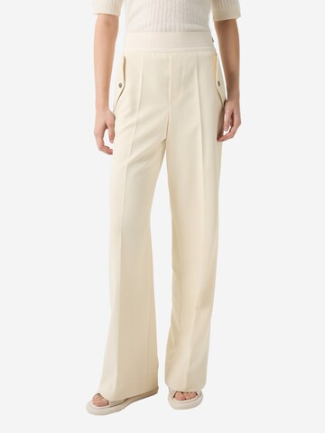 BOGNER Wide Leg Hose 'Ilvy' in Weiß: Vorderseite
