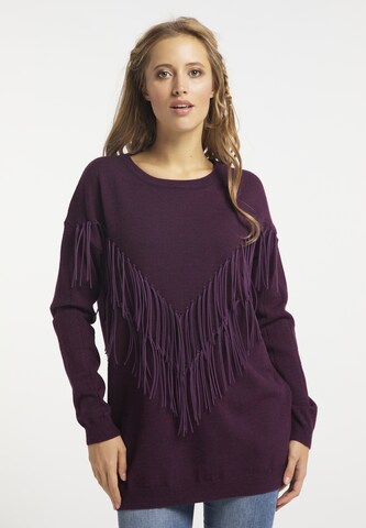 usha FESTIVAL Pullover in Lila: predná strana