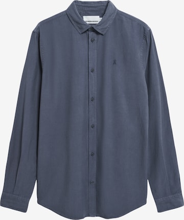 ARMEDANGELS Hemd OVERSHIRT in Grau: Vorderseite