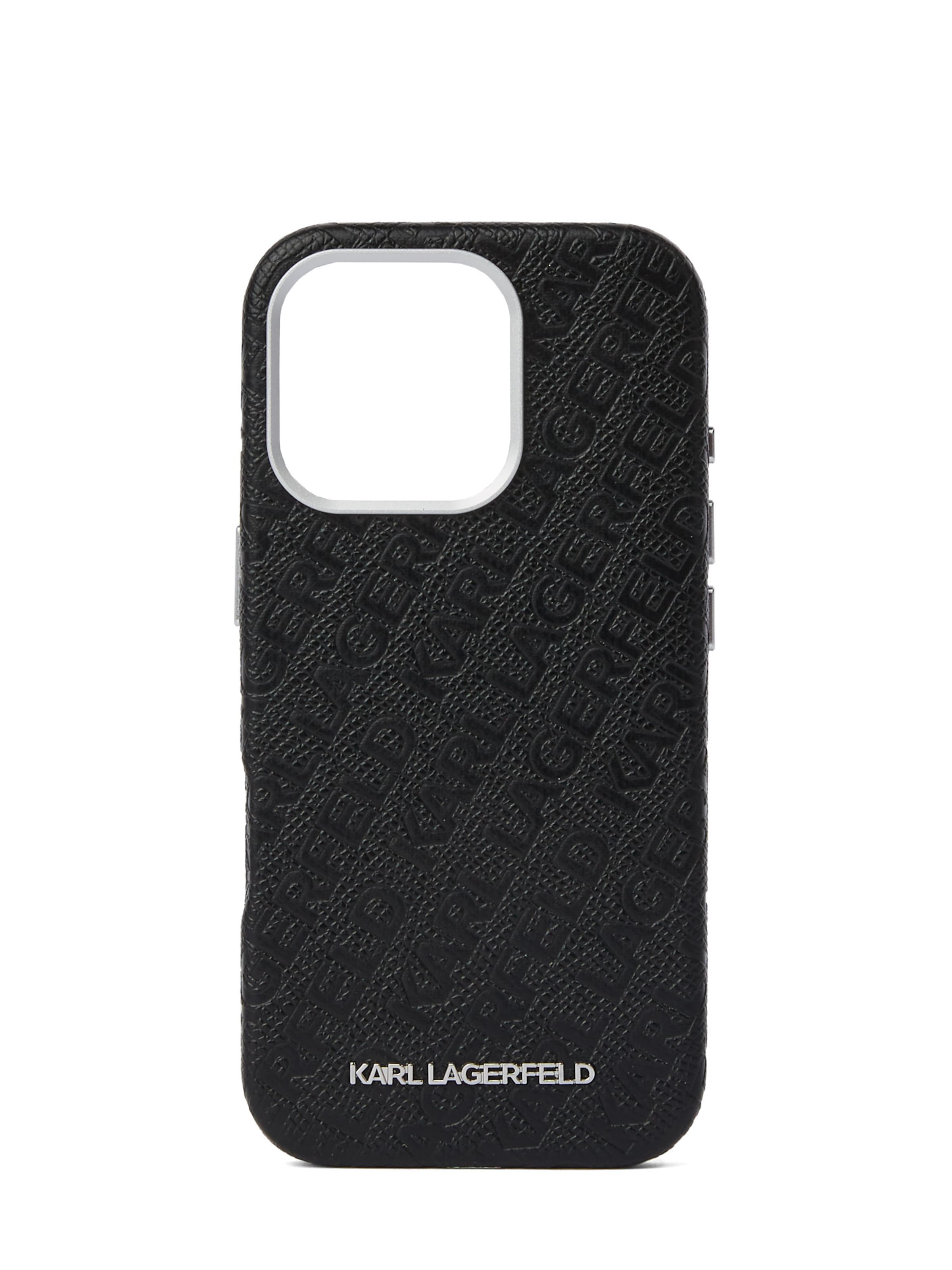 Karl Lagerfeld - Capas para smartphones 'iPhone 16 Pro' em preto: frente