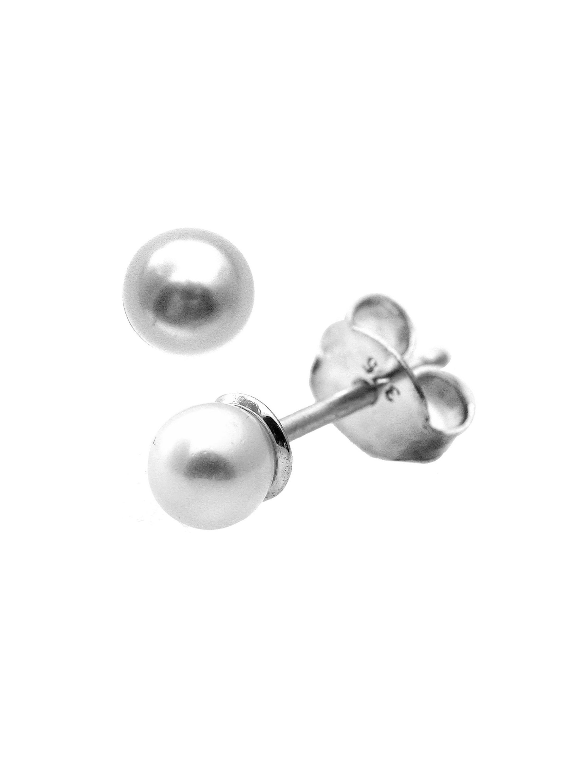 Vanlere Earrings in Silver: front