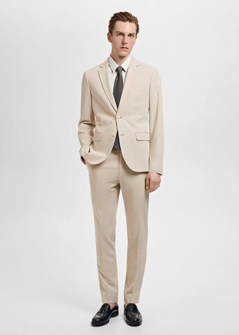 MANGO MAN Regular Fit Sakko 'Paris' in Beige