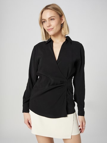 Guido Maria Kretschmer Collection Блуза 'Melissa' в черно: отпред