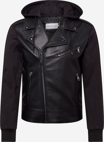 Calvin Klein Jeans Prehodna jakna | črna barva: sprednja stran