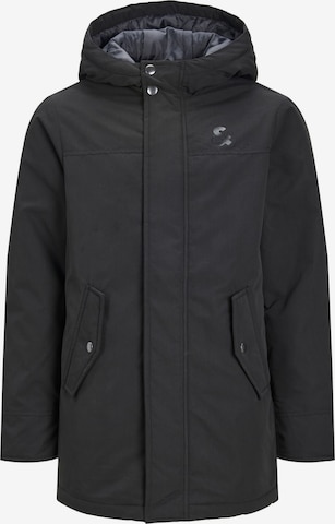 Veste mi-saison Jack & Jones Junior en noir : devant