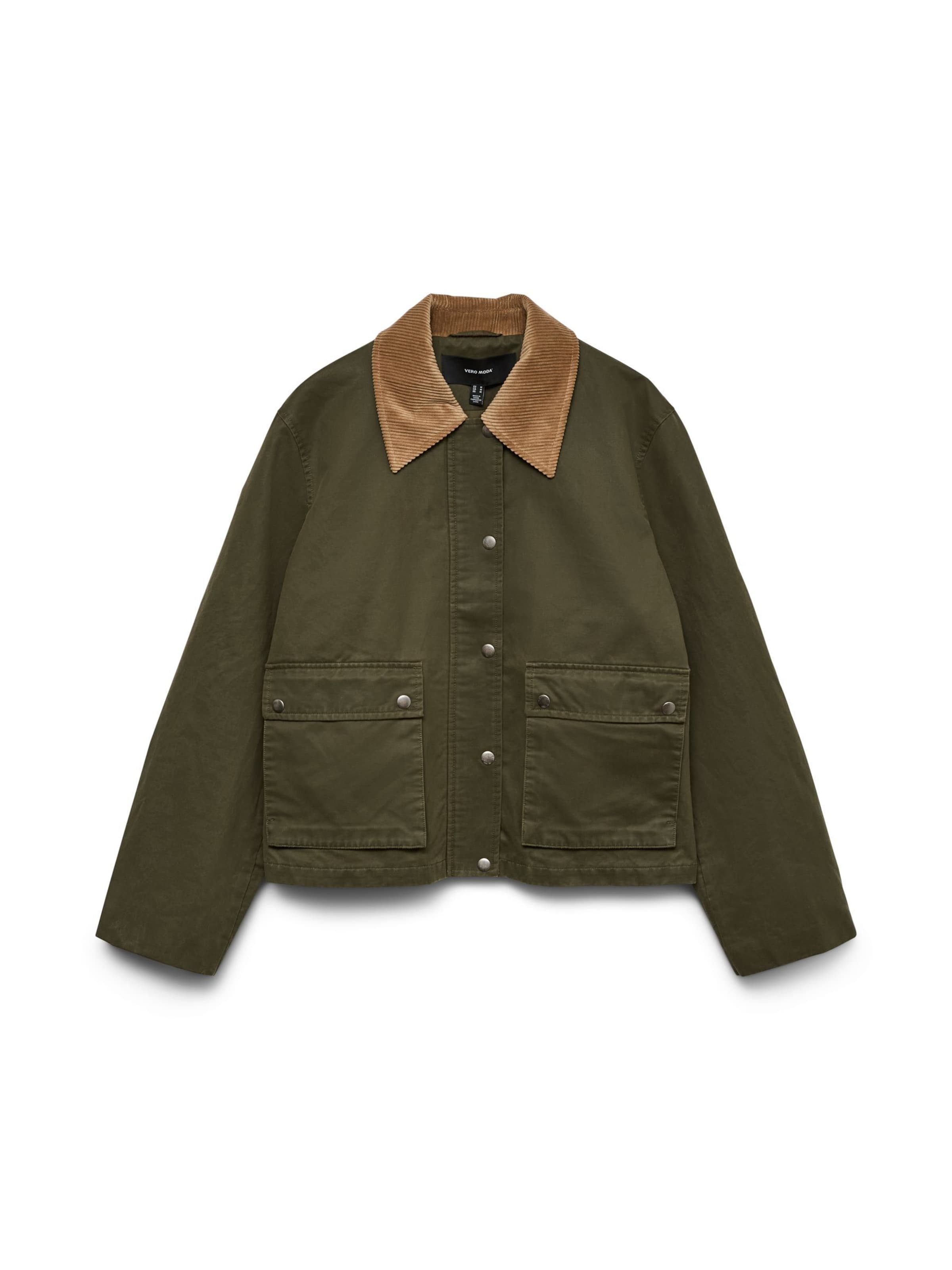 VERO MODA - Chaqueta de entretiempo 'VMBlake' en verde: frente