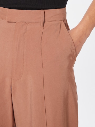 Cotton On Wide leg Pleated Pants 'DARCY' in Brown