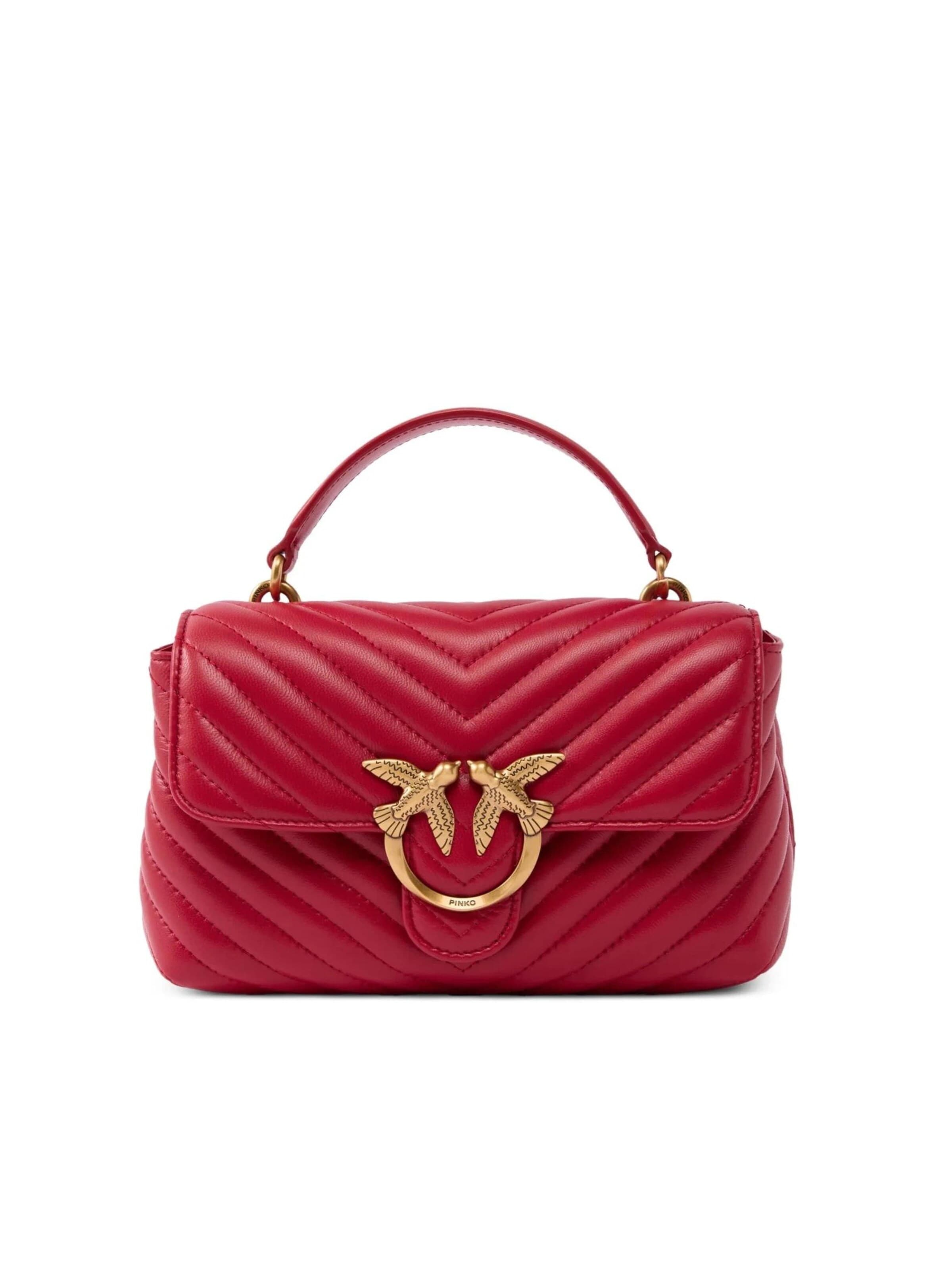 Borsa a tracolla '100044 A0GK' di PINKO in rosso: frontale