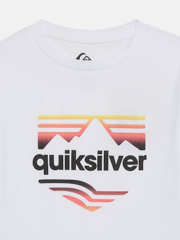 QUIKSILVER T-shirt 'HORIZON FADE' i vit