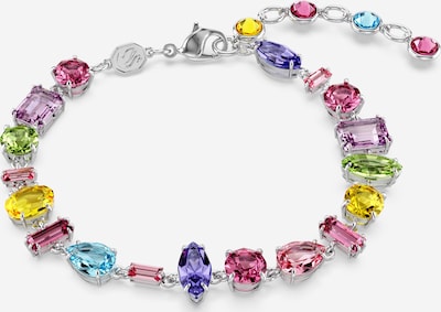 Swarovski Narukvica 'Gema' u žuta / limeta / magenta / srebro, Pregled proizvoda