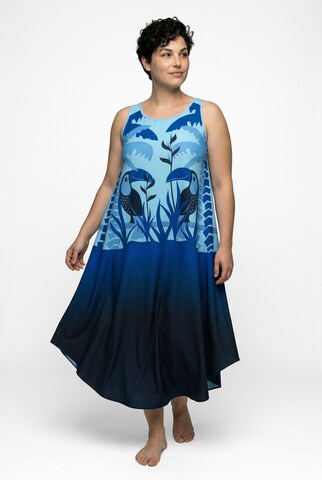 Ulla Popken Dress in Blue: front